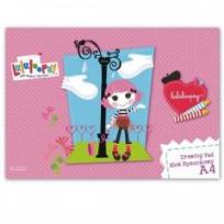 Opakowanie Blok rysunkowy A4/20K biały Lalaloopsy 20szt