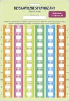 Okładka książki Błyskawiczne sprawdziany. Matematyka (12 arkuszy)