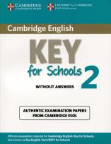 Opakowanie Cambridge English Key for Schools 2 Student's Book without answers