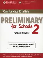 Opakowanie Cambridge English Preliminary for Schools 2 Student's Book