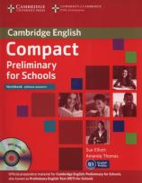 Okładka książki Compact Preliminary for Schools Workbook + CD