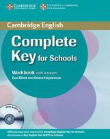 Okładka książki Complete Key for Schools Workbook with answers +CD