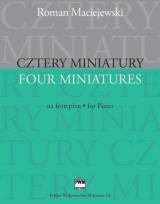 Okładka książki Cztery miniatury na fortepian PWM