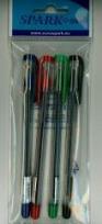 Opakowanie Długopis Pietro 0,7mm 4 kolory SPARK LINE