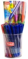 Opakowanie Długopis żelowy Student mix (50szt) TOMA