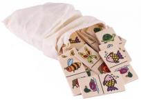 Opakowanie Domino zwierzątka w woreczku lnianym