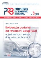 Opakowanie Ewidencja podatku od towarów i usług(vat) w jednostkach  sektora finansów publicznych