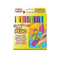Opakowanie Farby w sztyfcie Fluo Pocket 6 kolorów PLAYCOLOR