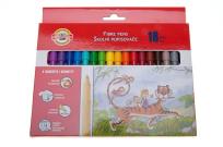 Opakowanie Flamastry 18 kolorów