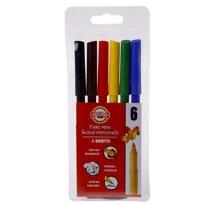 Opakowanie Flamastry 6 kolorów