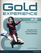 Okładka książki Gold Experience A2 Grammar & Vocabulary Workbok