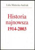 Okładka książki Historia najnowsza 1914-2003