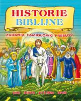 Okładka książki Historie biblijne. Zadania, łamigłówki i rebusy