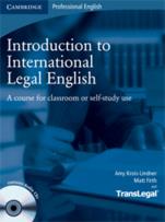 Okładka książki Introduction to International Legal English