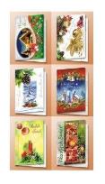 Opakowanie Karnet B6 Boże Narodzenie BBN świeckie (10szt) MIX