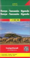 Opakowanie Kenia Tanzania Uganda mapa 1:2 000 000 Freytag & Berndt