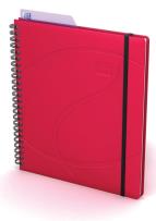 Opakowanie Kołonotatnik A5 Oxford w linie 60 kartek Beauty Multitasker czerwony