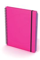 Opakowanie Kołonotatnik Oxford A5 80 kartek w linie Beauty Organiser różowy