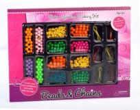 Opakowanie Koraliki do nawlekania drewniane