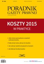 Opakowanie Koszty 2015 w praktyce