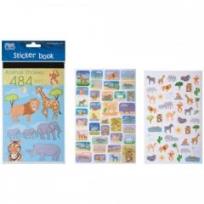 Opakowanie Książeczka z naklejkami dzikie zwierzęta