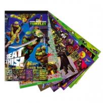 Opakowanie Książeczka z naklejkami Żółwie Ninja