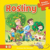 Okładka książki Książka z puzzlami - Rośliny