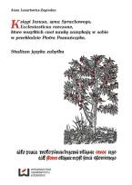 Okładka książki Księgi Jezusa syna Syrachowego Ecclesiasticus rzeczone, ktore wszytkich cnot naukę zamykają w sobie