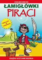 Okładka książki Łamigłówki. Piraci z naklejkami