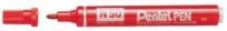 Opakowanie Marker okrągły N50 czerwony (12 szt) PENTEL