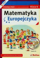 Okładka książki Matematyka Europejczyka SP 6 podr. NPP Helion
