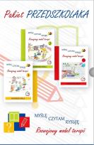 Okładka książki Myślę, czytam, rysuję - Pakiet przedszkolaka