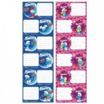 Opakowanie Naklejki na zeszyt Smerfy 25szt