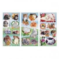 Opakowanie Naklejki Sticker BOO silver kotki III