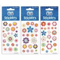 Opakowanie Naklejki Sticker BOO silver kwiatki