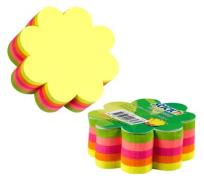 Okładka książki Notes kwiatek mix 5 kolorów neon 250 kart.