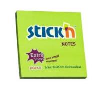 Okładka książki Notes samoprz. extra sticky zielony neon 90 kart.