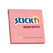 Okładka książki Notes samoprzylepny różowy neonowy