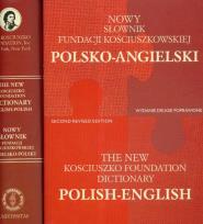 Okładka książki Nowy słownik Fundacji kościuszkowskiej polsko-angielski angielsko-polski + CD