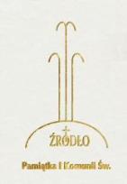 Okładka książki Pamiątka I Komunii Św. Źródło - modlitewnik biały