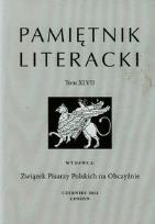Opakowanie Pamiętnik Literacki t.XLVII
