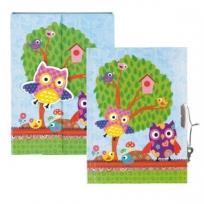 Opakowanie Pamiętnik zamykany w pudełku Sowa