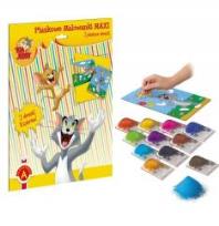 Opakowanie Piaskowe malowanki MAXI Tom and Jerry ALEX