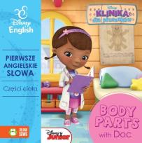 Okładka książki Pierwsze angielskie słowa z Dosią. Części ciała