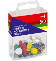 Opakowanie Pinezki kolorowe (50szt) GRAND