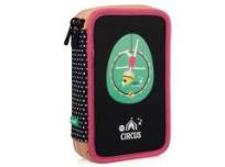 Opakowanie Piórnik 2 poz. z wyprawką Circus różowy Tina MILAN