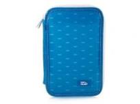 Opakowanie Piórnik 2 poz. z wyprawką Look niebieski MILAN