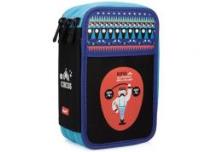 Opakowanie Piórnik 3 poz. z wyprawką Circus niebieski MILAN