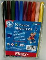 Opakowanie Pisaki 539 10 kol. w etui FIBRACOLOR