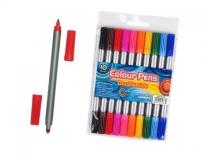 Opakowanie Pisaki dwustronne 10 kolorów